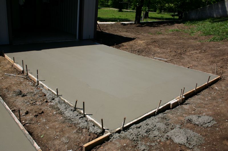 Cement Pad Installation detail