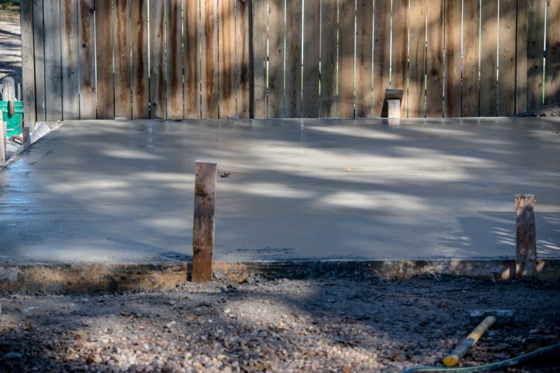 Cement Pad Installation detail